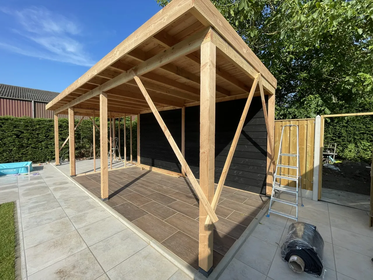 Timber residential extension